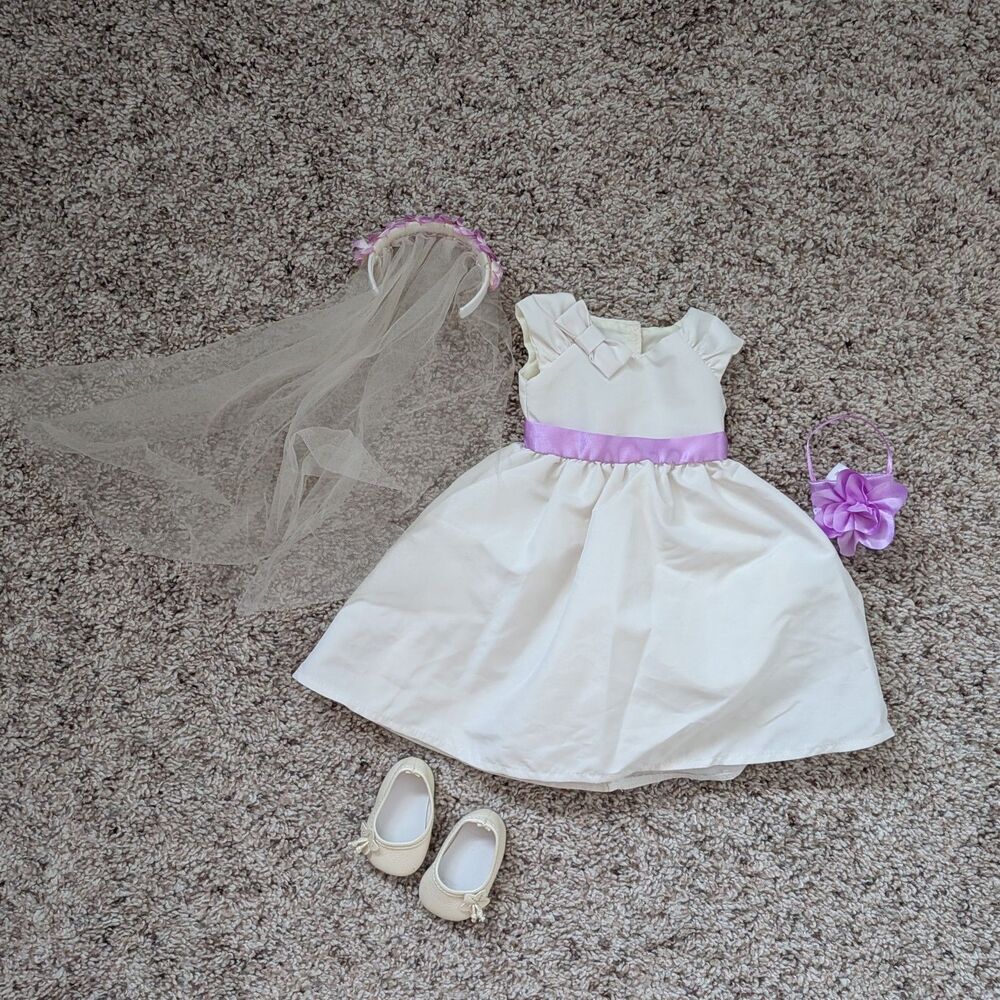 American Girl Doll Fancy Occasion Dress Complete Set Retired Truly Me 2011